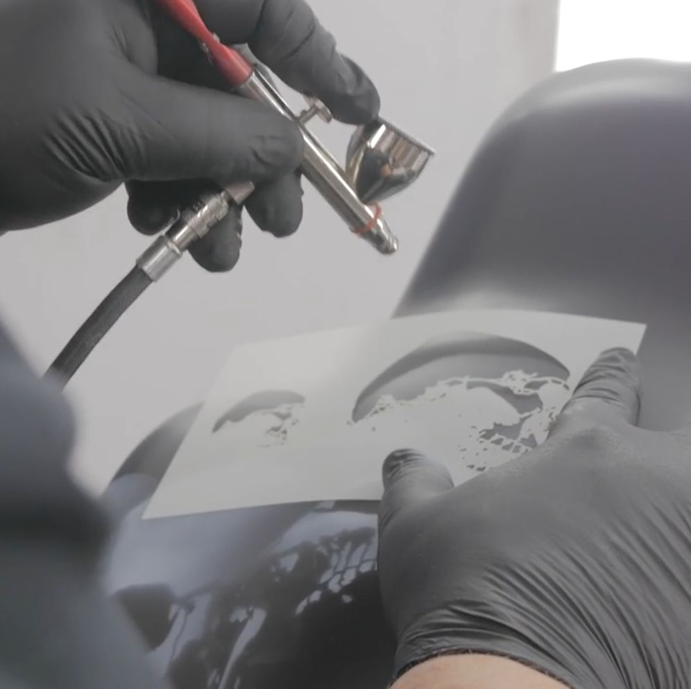 Skull Series 1 Stencils - Pack 7 2 Skull Series 1 Stencils - Pack 7