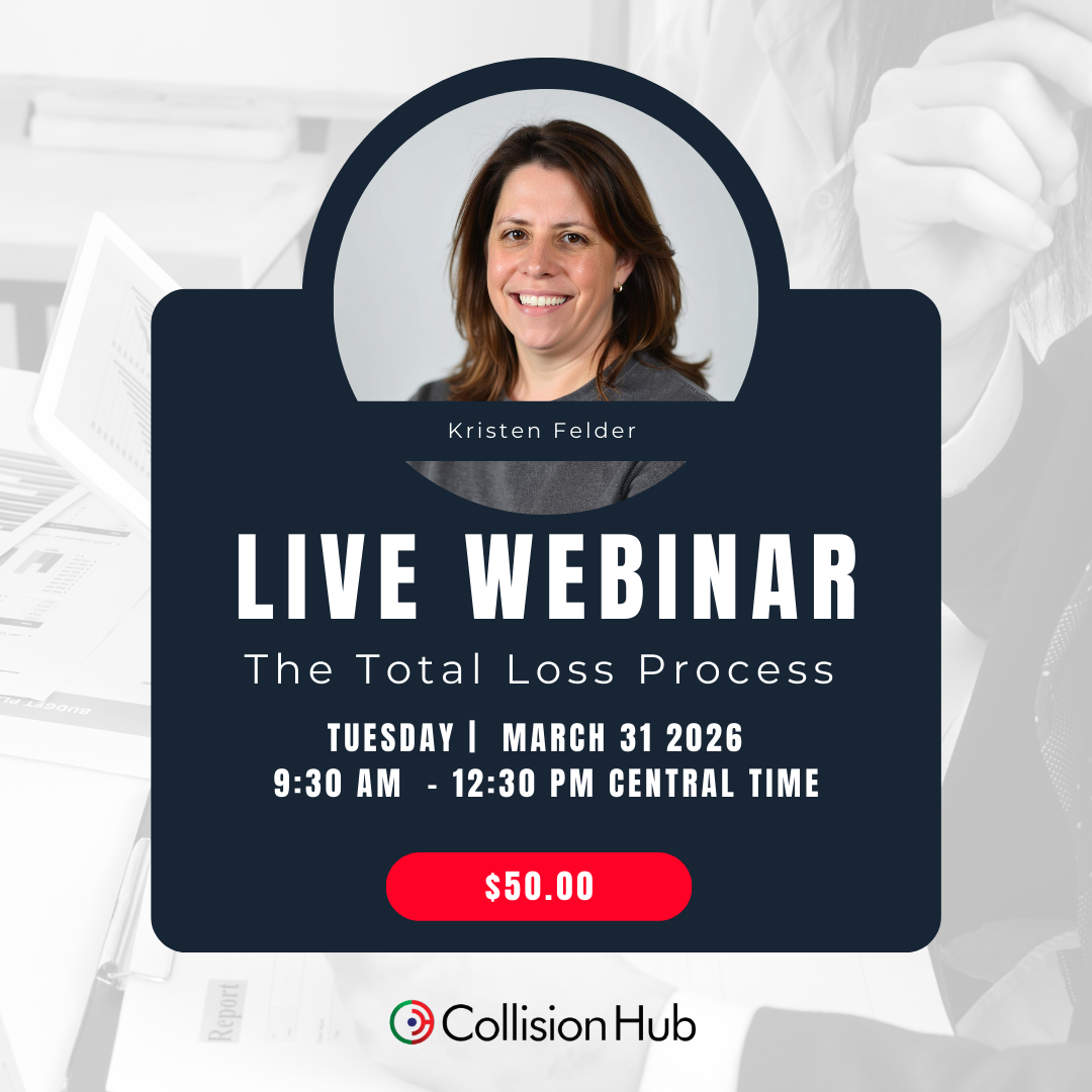 Total Loss Process Webinar for Collision Repair Shops